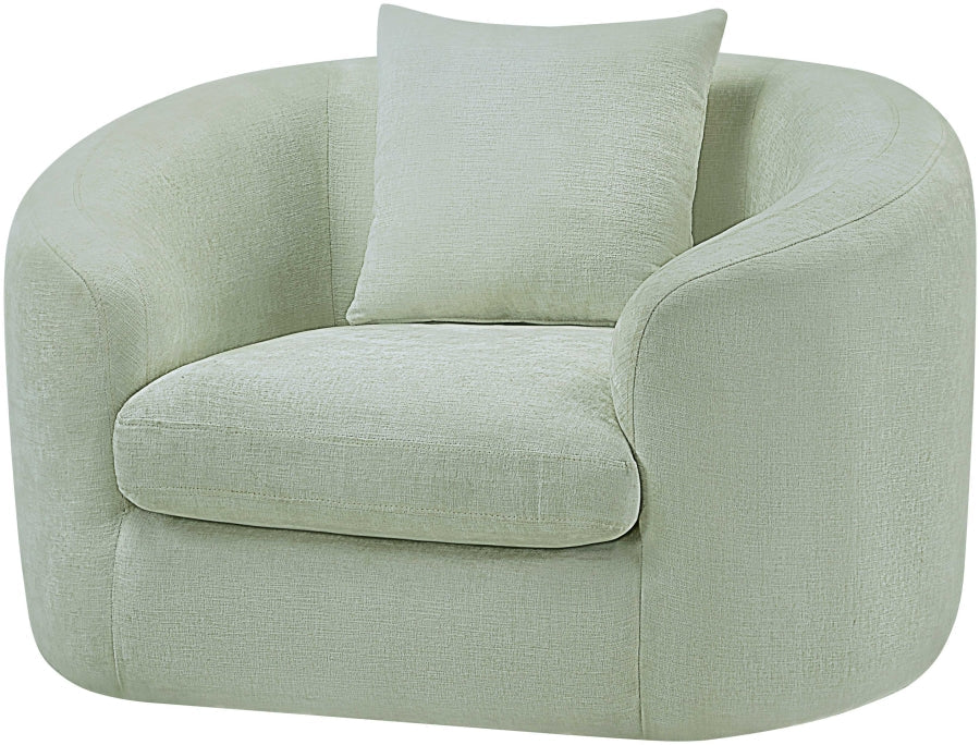 Penelope Chenille Fabric Upholstered Accent Chair