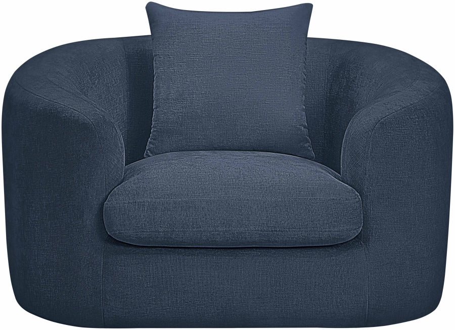 Penelope Chenille Fabric Upholstered Accent Chair