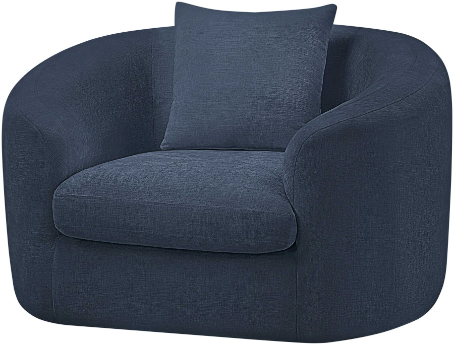 Penelope Chenille Fabric Upholstered Accent Chair
