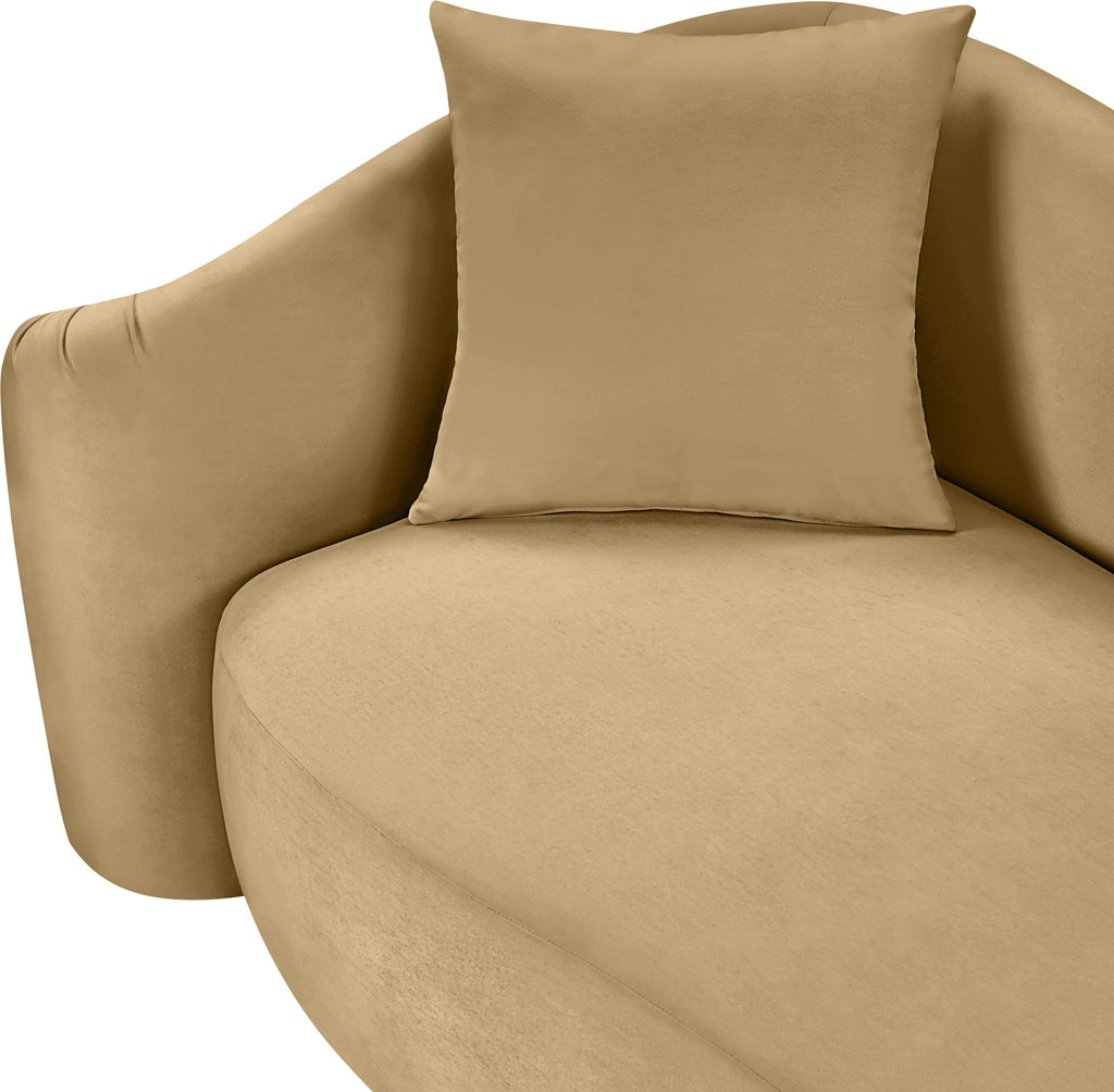 Destin Velvet Upholstered Accent Chair