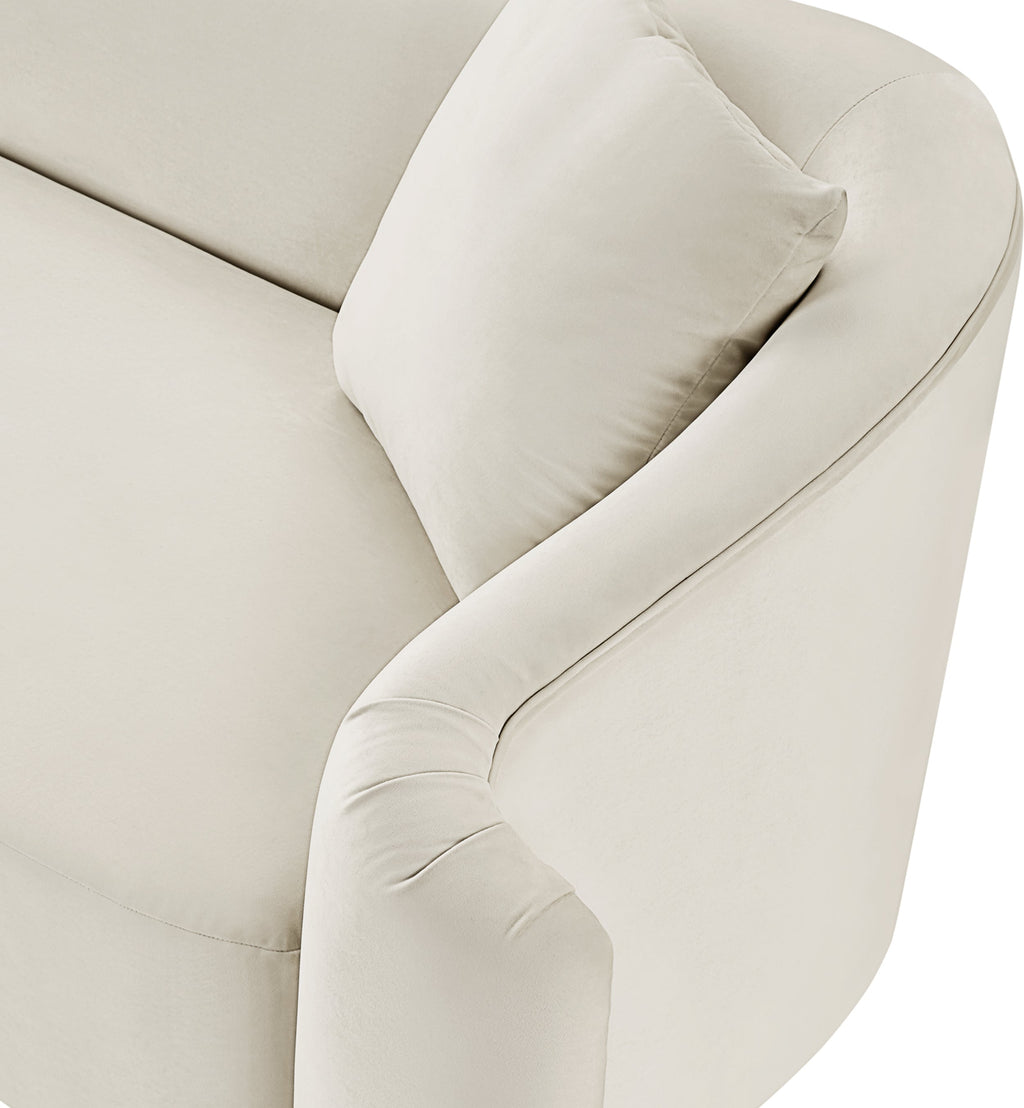 Destin Velvet Upholstered Accent Chair