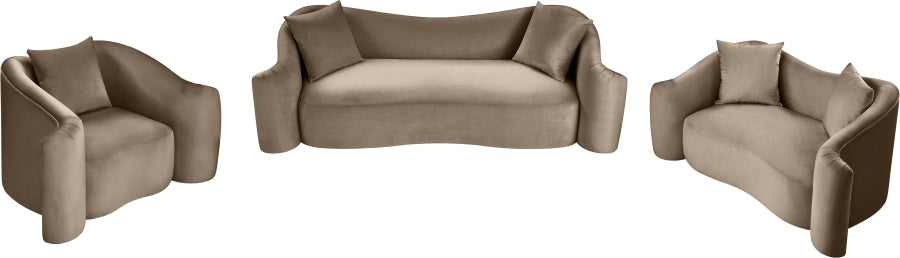 Destin Velvet Upholstered Accent Chair