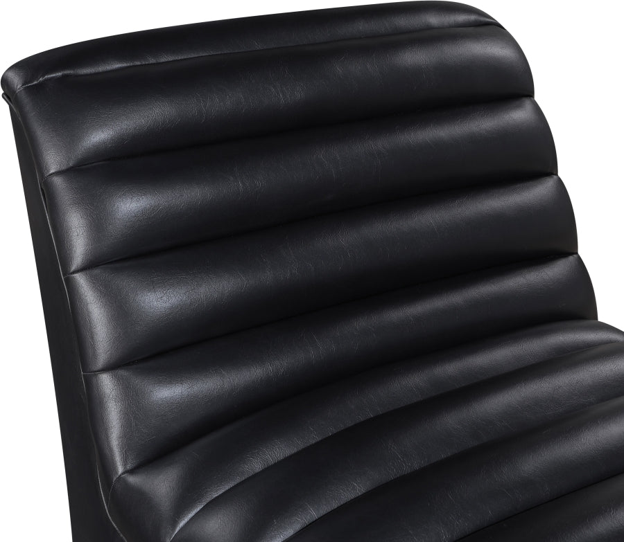 Vega Vegan Leather Upholstered Accent Chair