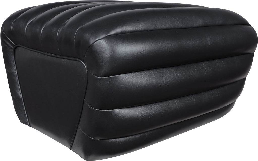 Vega Vegan Leather Upholstered Ottoman
