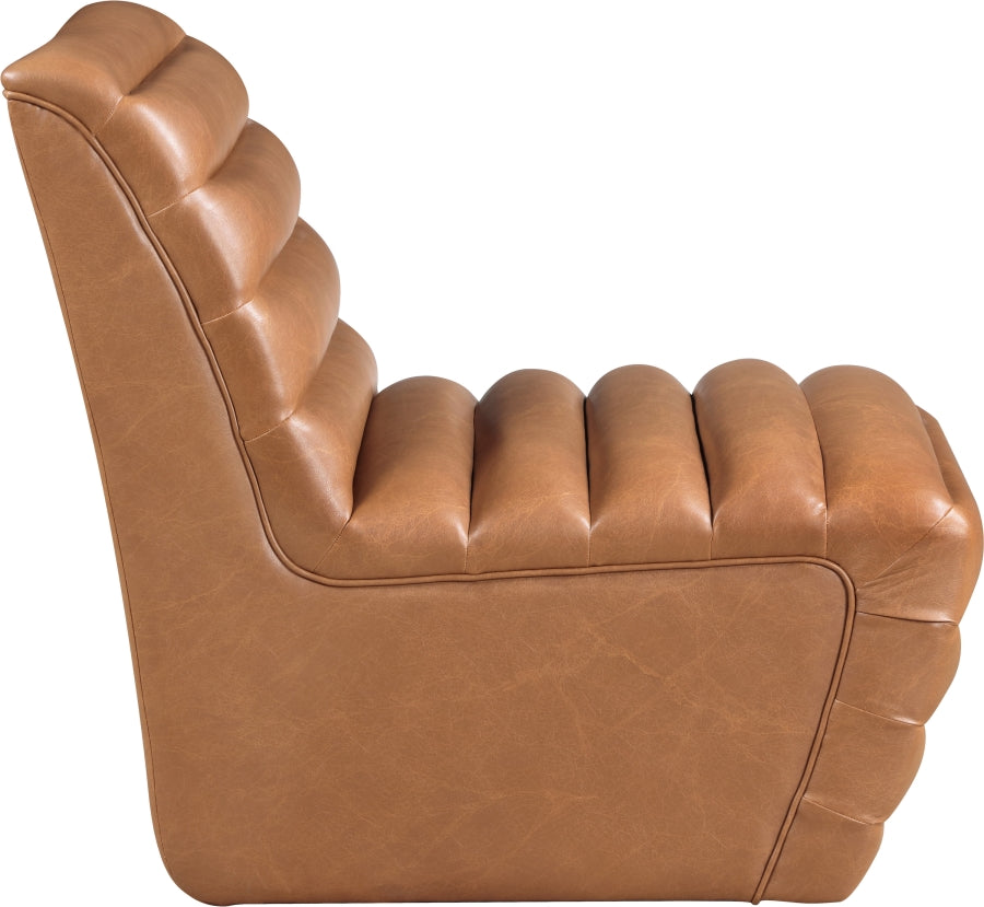 Vega Vegan Leather Upholstered Accent Chair