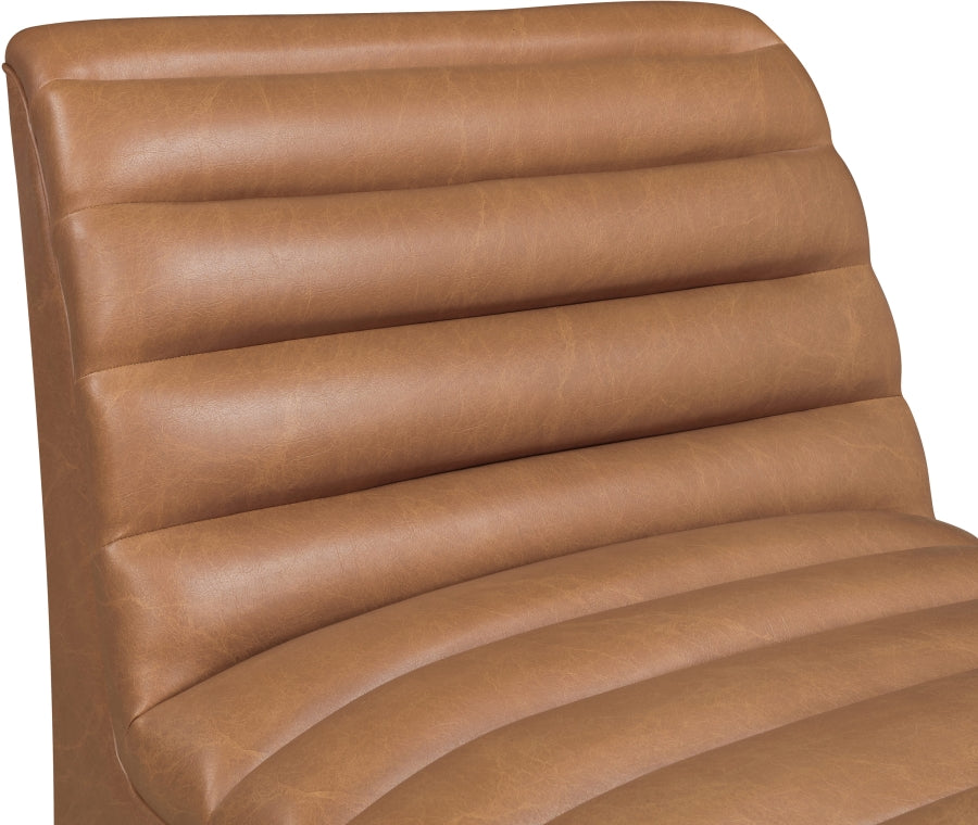 Vega Vegan Leather Upholstered Accent Chair