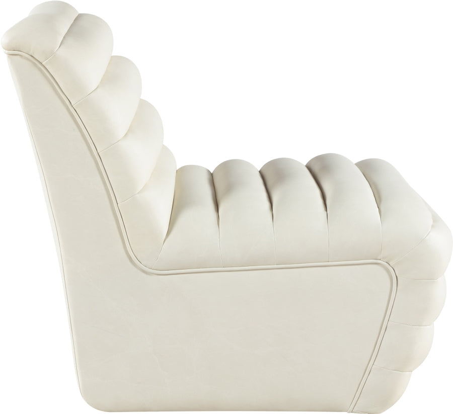 Vega Vegan Leather Upholstered Accent Chair