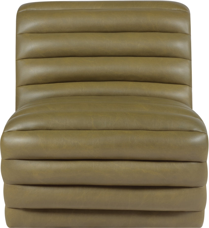 Vega Vegan Leather Upholstered Accent Chair