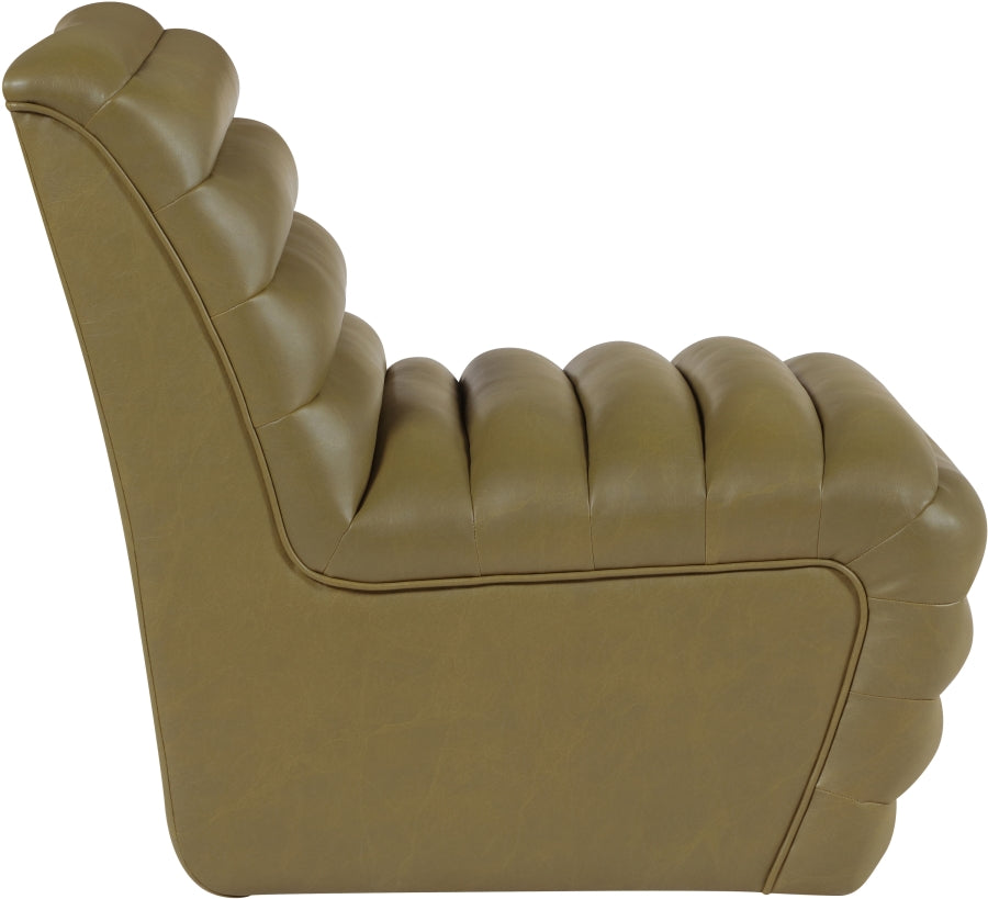 Vega Vegan Leather Upholstered Accent Chair