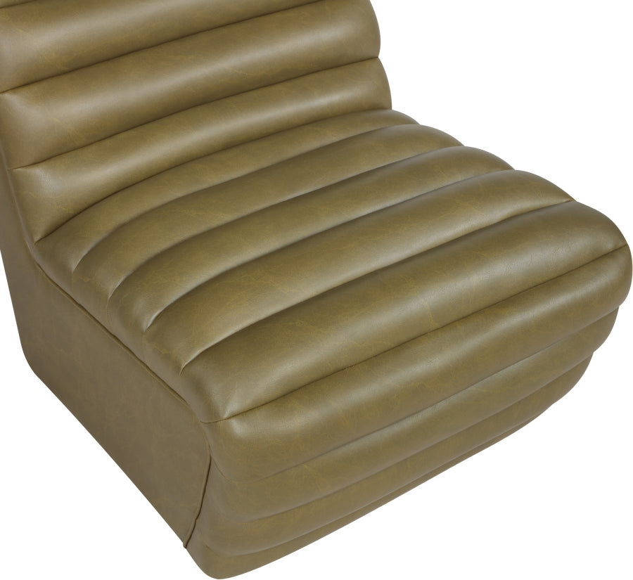 Vega Vegan Leather Upholstered Accent Chair