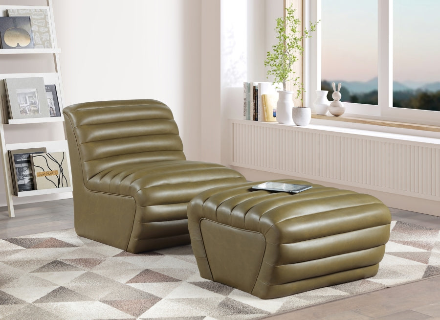 Vega Vegan Leather Upholstered Accent Chair