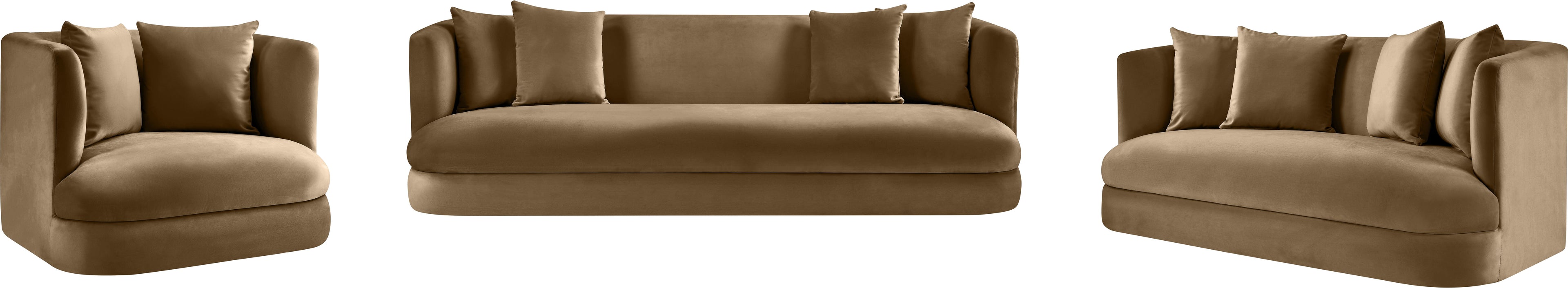 Alder Velvet Upholstered Accent Chair