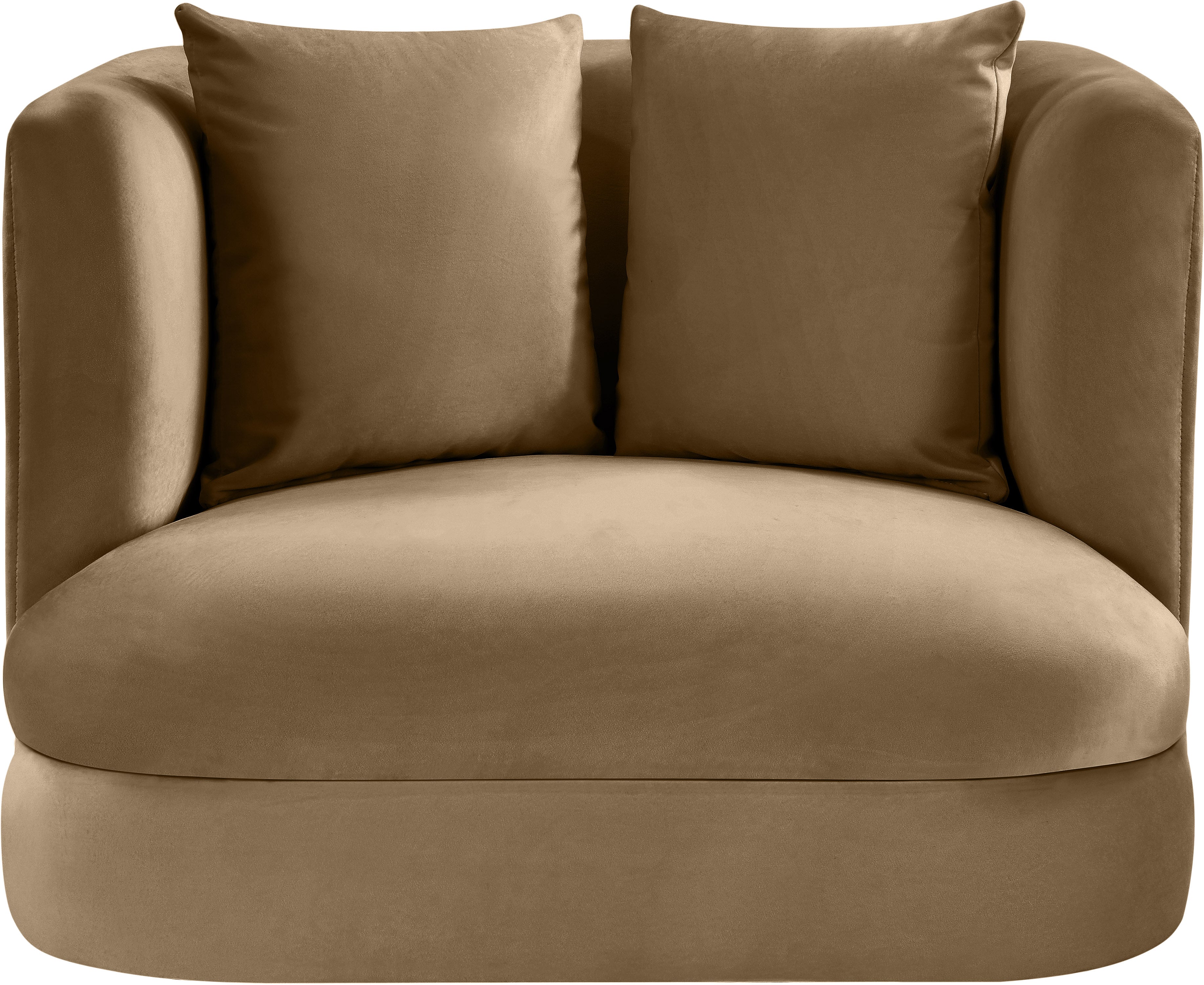 Alder Velvet Upholstered Accent Chair