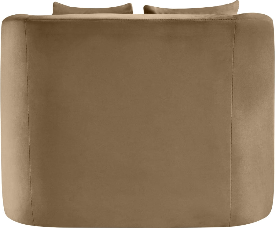 Alder Velvet Upholstered Accent Chair