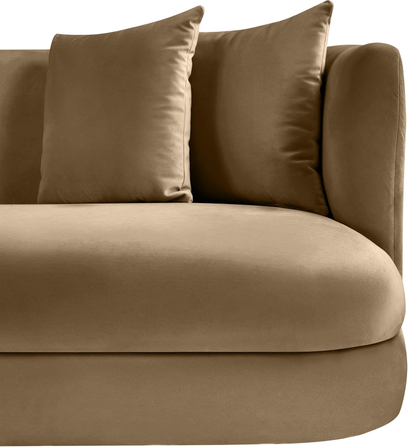 Alder Velvet Upholstered Accent Chair