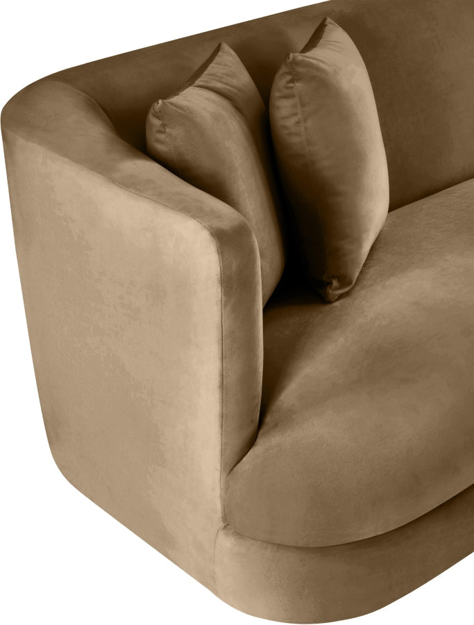 Alder Velvet Upholstered Accent Chair