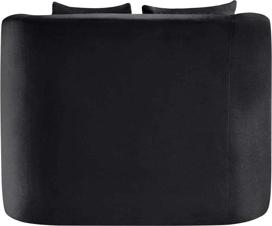 Alder Velvet Upholstered Accent Chair
