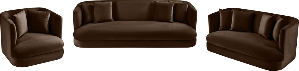 Alder Velvet Upholstered Accent Chair