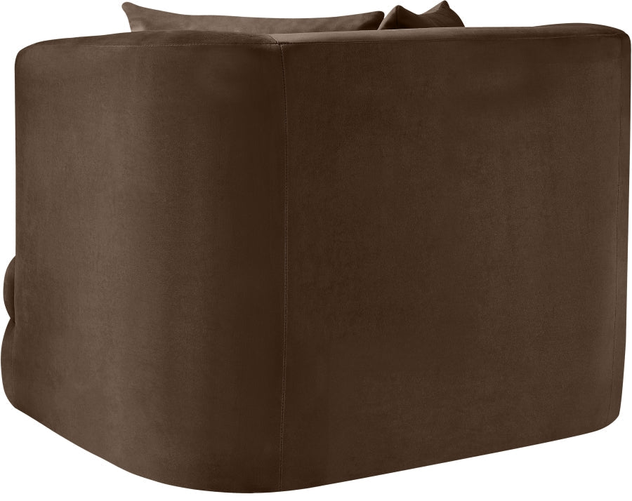 Alder Velvet Upholstered Accent Chair