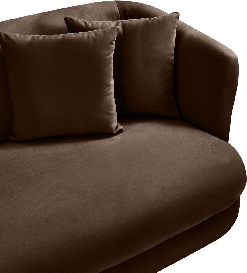 Alder Velvet Upholstered Accent Chair