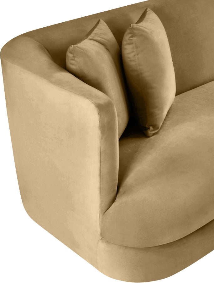 Alder Velvet Upholstered Accent Chair