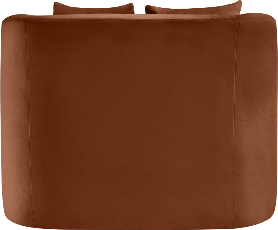 Alder Velvet Upholstered Accent Chair