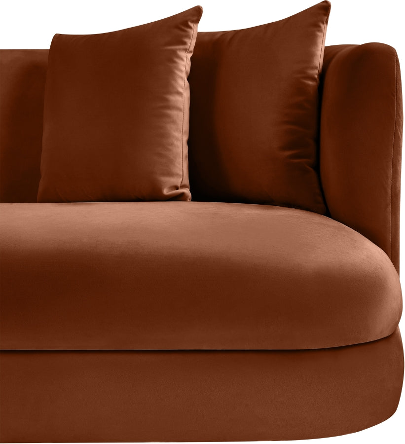 Alder Velvet Upholstered Accent Chair
