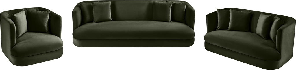 Alder Velvet Upholstered Accent Chair