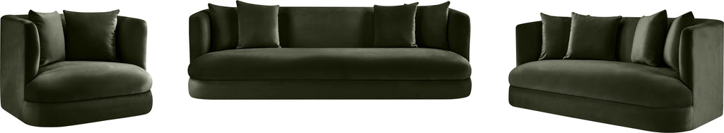 Alder Velvet Upholstered Accent Chair