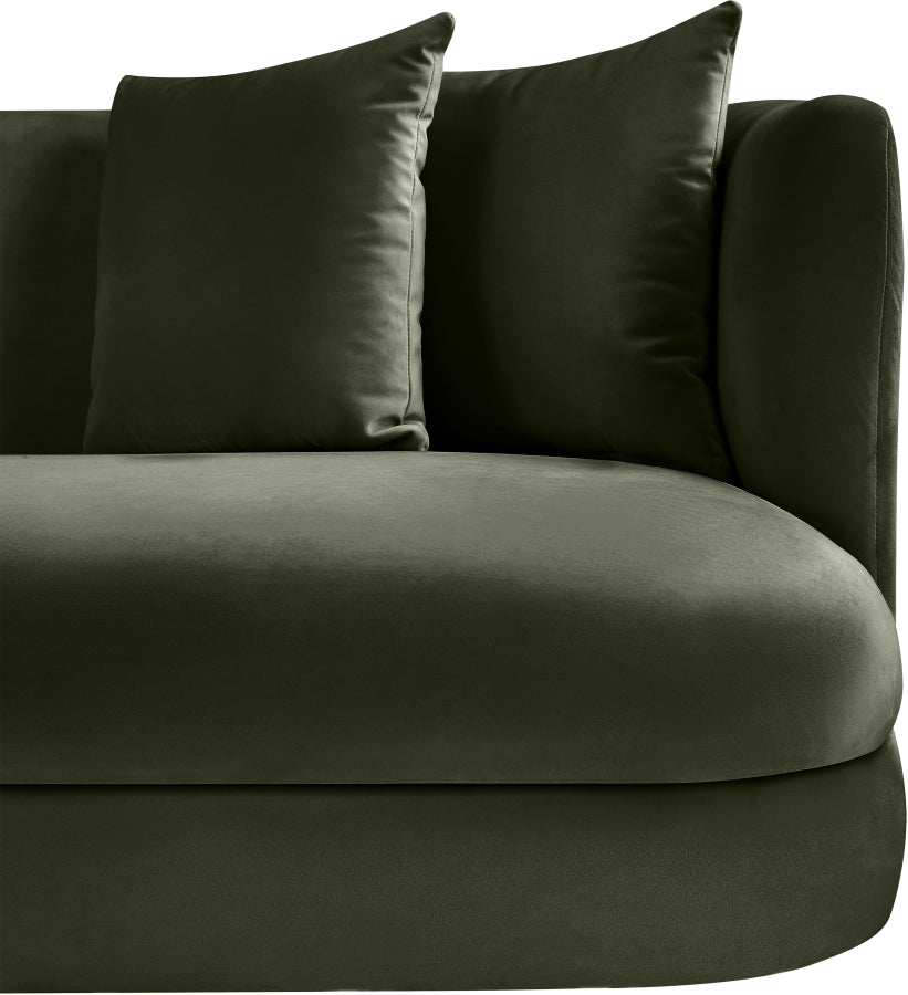 Alder Velvet Upholstered Accent Chair