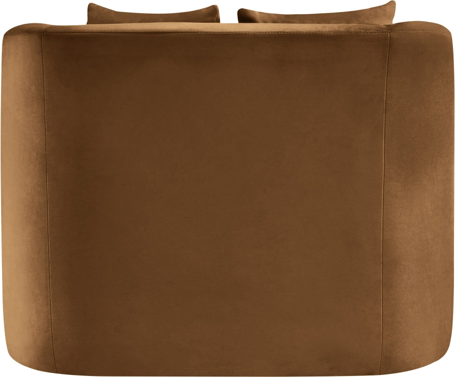 Alder Velvet Upholstered Accent Chair