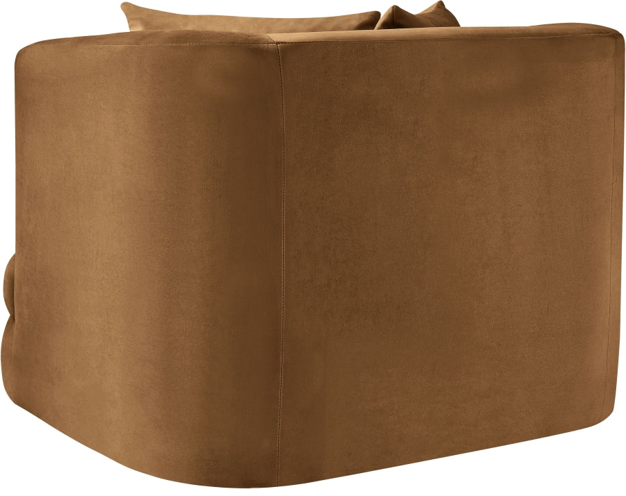 Alder Velvet Upholstered Accent Chair