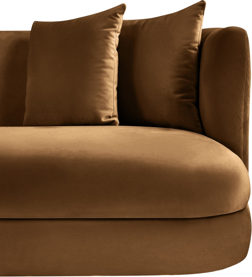Alder Velvet Upholstered Accent Chair