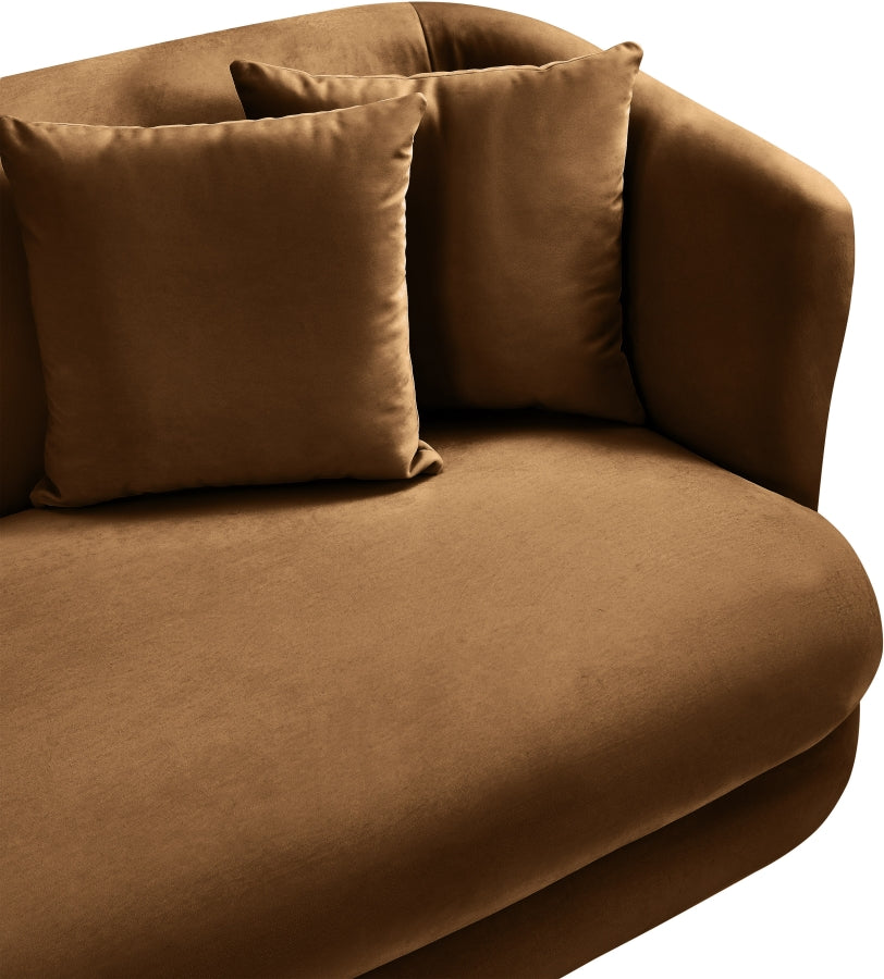 Alder Velvet Upholstered Accent Chair