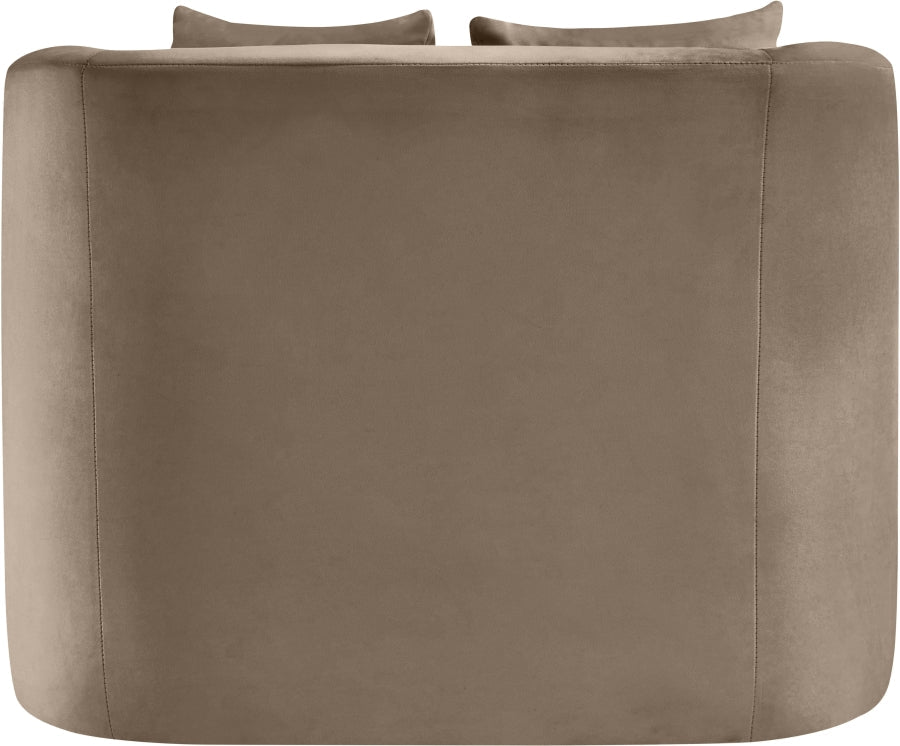 Alder Velvet Upholstered Accent Chair