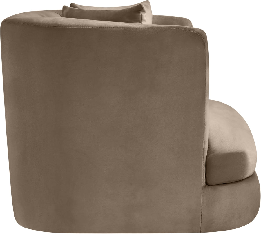 Alder Velvet Upholstered Accent Chair