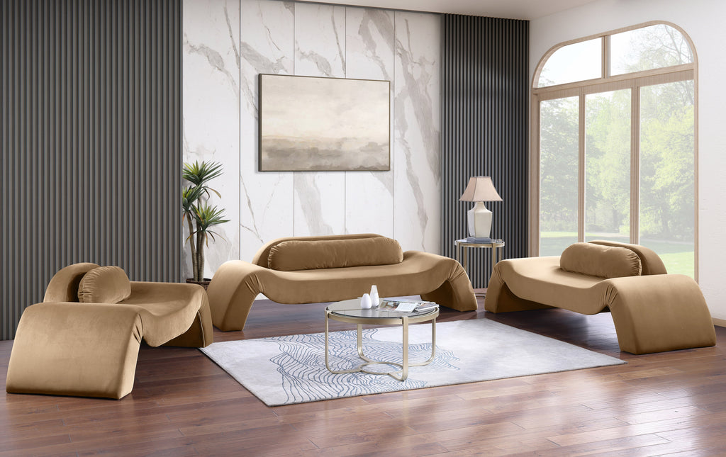 Austin Velvet Upholstered Accent Chair