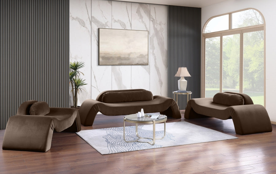 Austin Velvet Upholstered Accent Chair