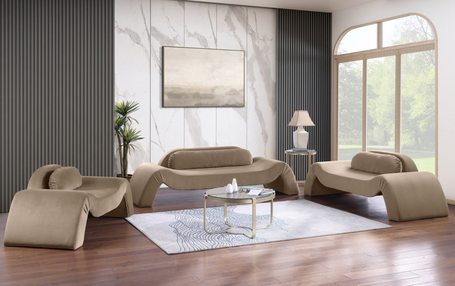 Austin Velvet Upholstered Accent Chair
