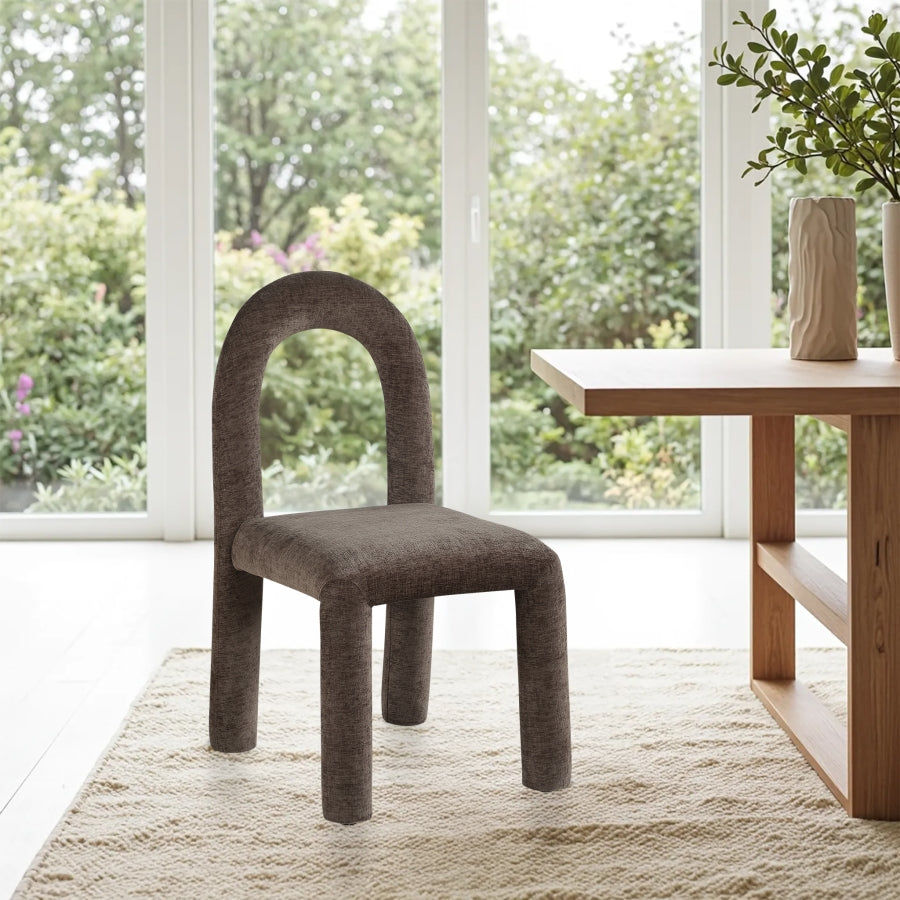 Amari Chenille Fabric Upholstered Dining Chair