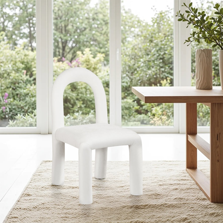 Amari Chenille Fabric Upholstered Dining Chair
