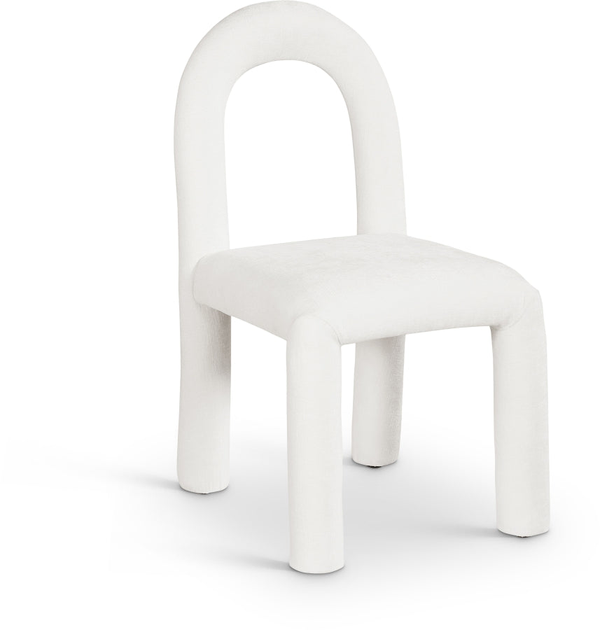 Amari Chenille Fabric Upholstered Dining Chair