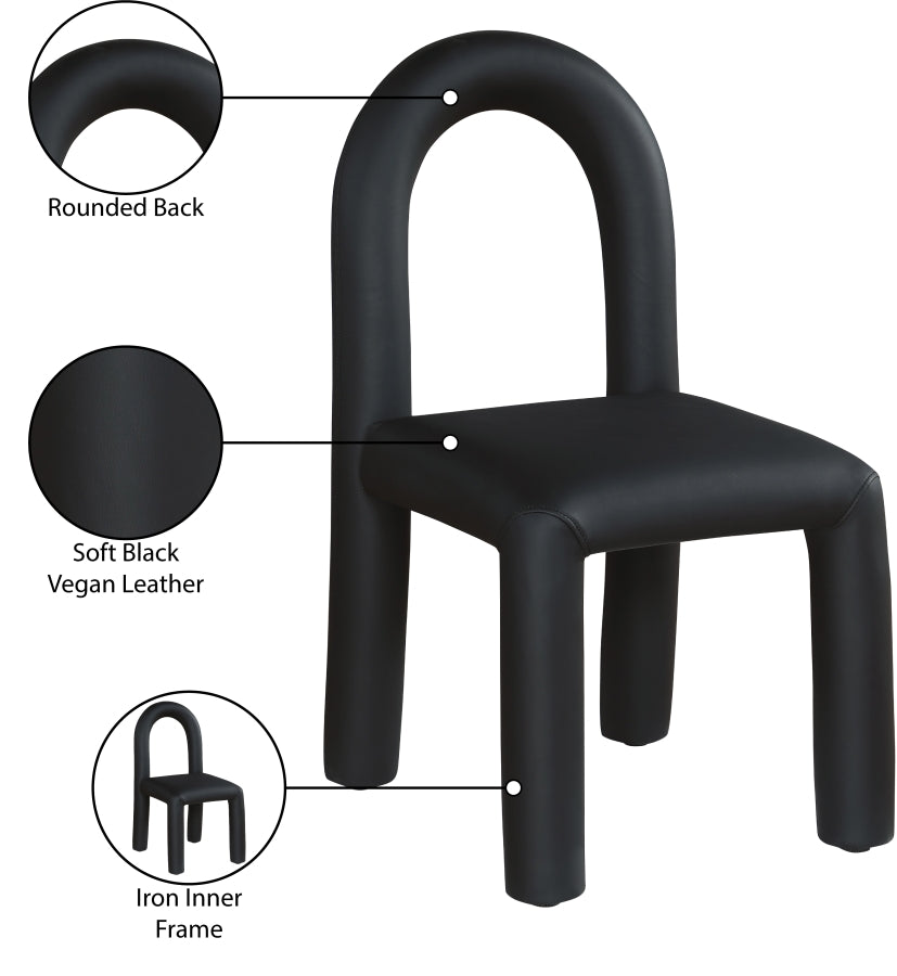 Amari Vegan Leather Upholstered Dining Chair
