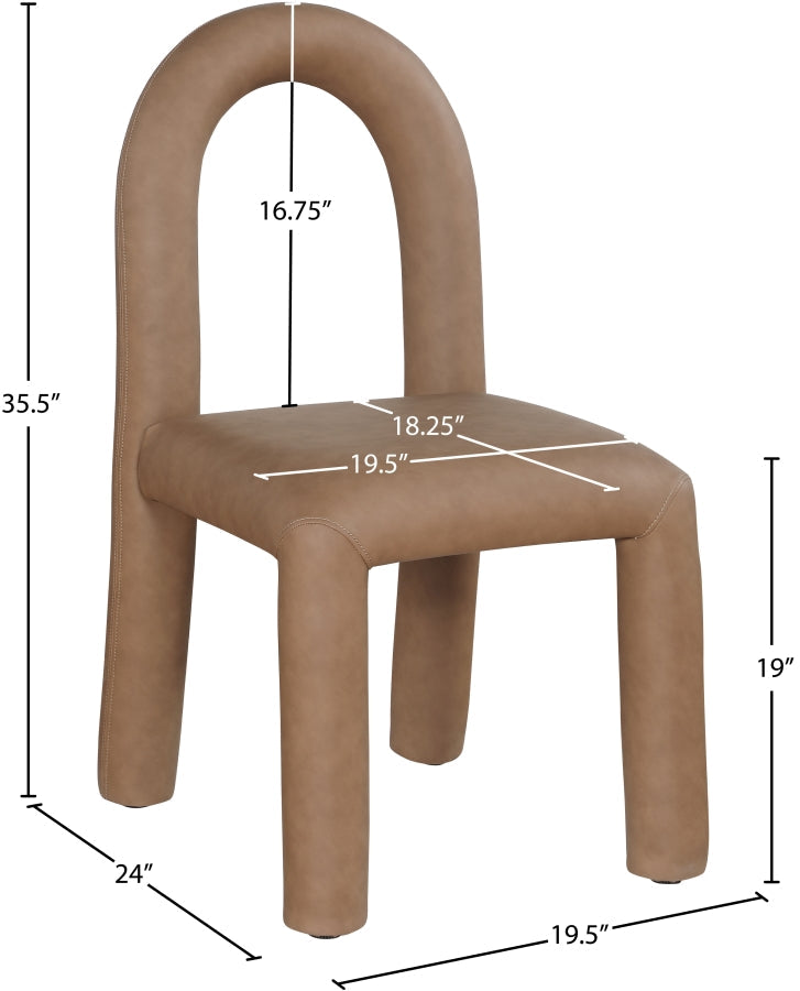 Amari Vegan Leather Upholstered Dining Chair