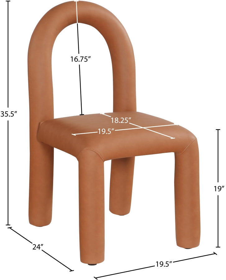 Amari Vegan Leather Upholstered Dining Chair
