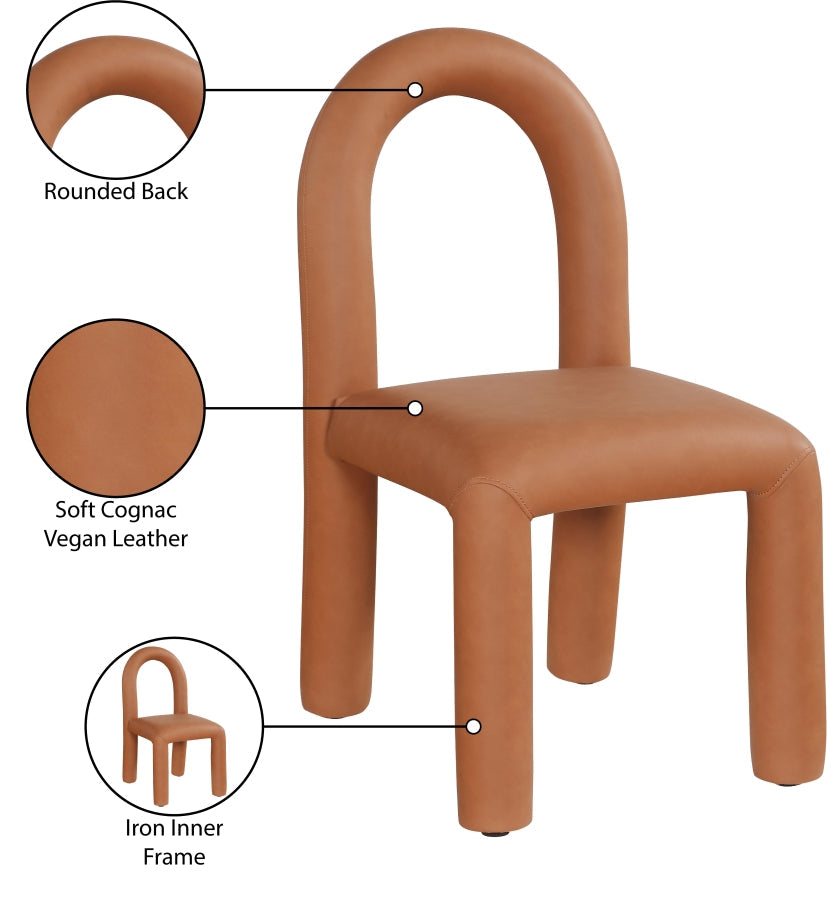 Amari Vegan Leather Upholstered Dining Chair