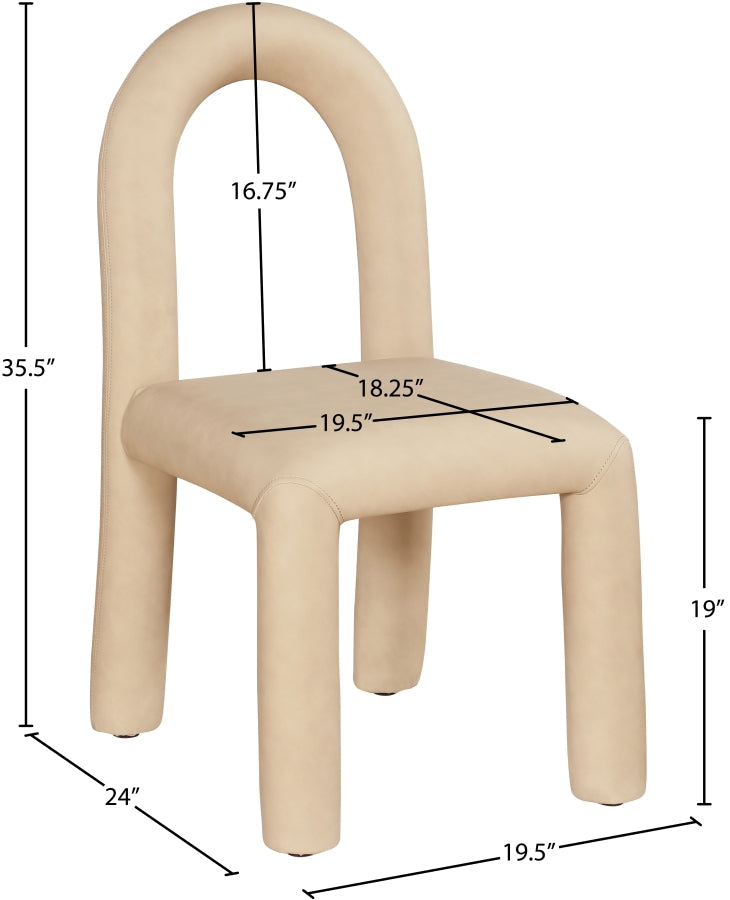 Amari Vegan Leather Upholstered Dining Chair