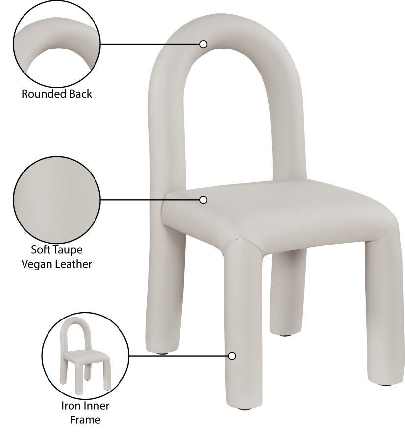 Amari Vegan Leather Upholstered Dining Chair