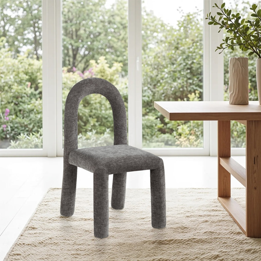 Amari Chenille Fabric Upholstered Dining Chair