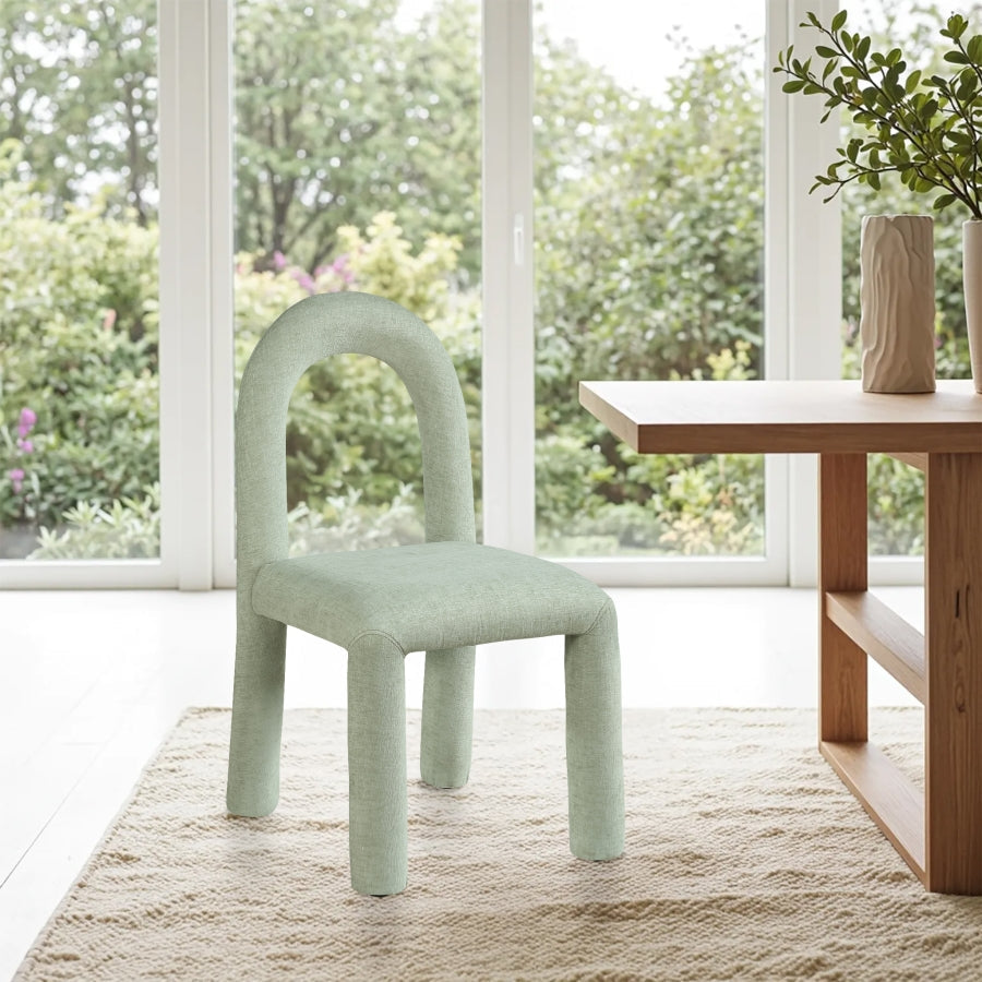 Amari Chenille Fabric Upholstered Dining Chair